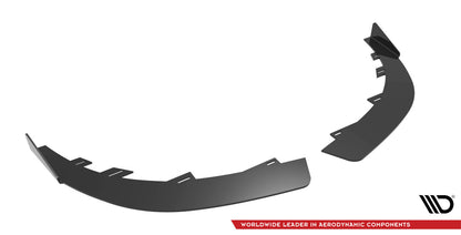 Frontlippen Flaps passend für Ford Fiesta ST Mk6 schwarz Hochglanz