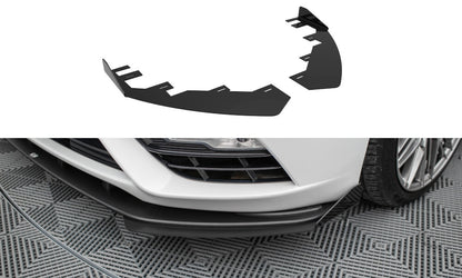 Frontlippen Flaps passend für Ford Mondeo Sport Mk5 FL / Fusion Sport Mk2 FL schwarz Hochglanz