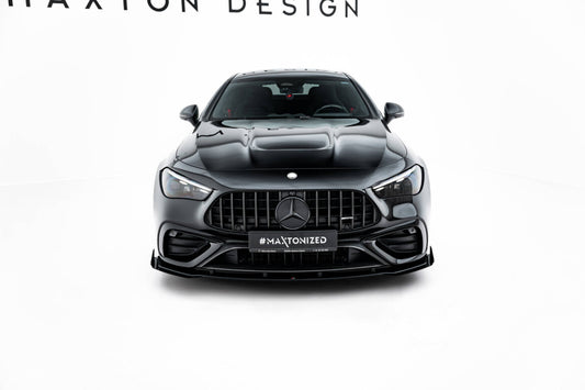Frontlippen Flaps passend für Mercedes-AMG CLE 53 C236 schwarz Hochglanz