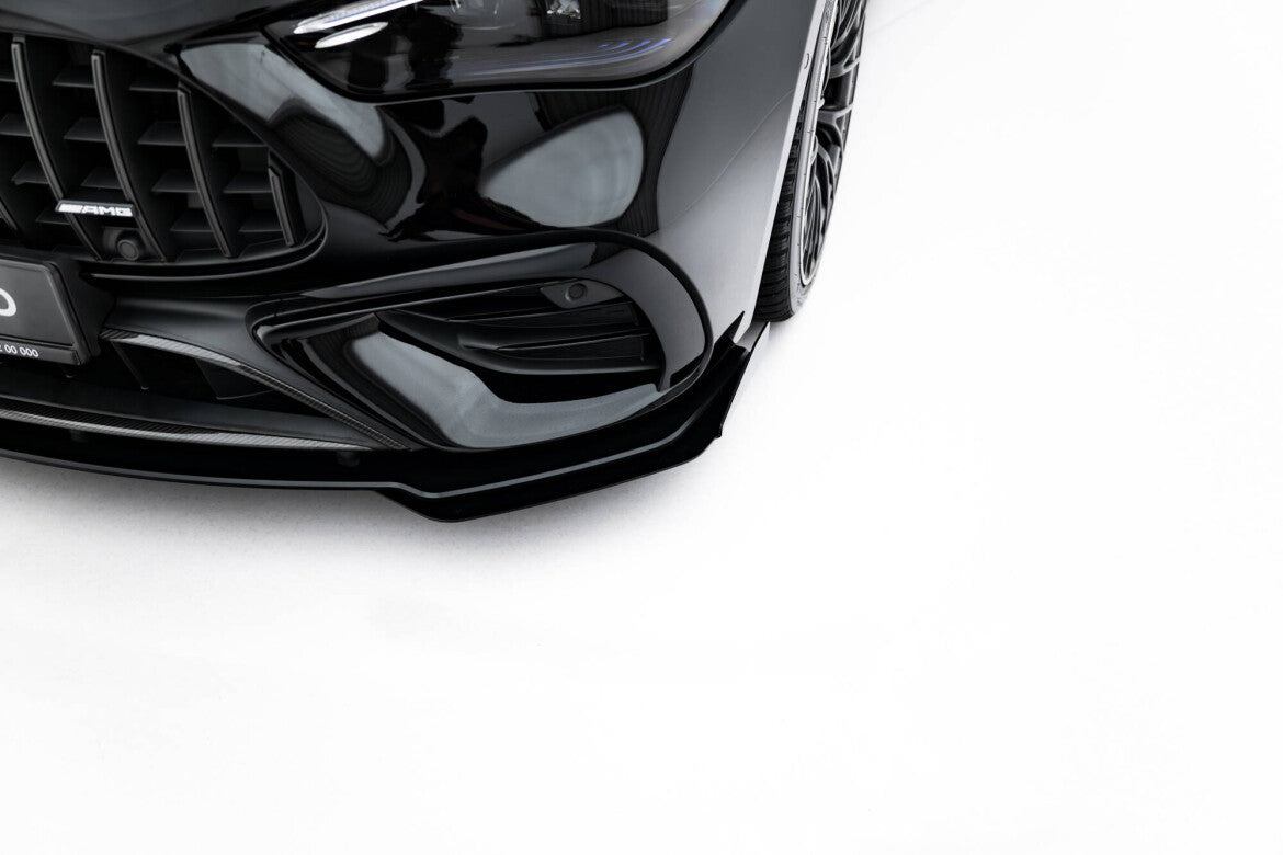 Frontlippen Flaps passend für Mercedes-AMG CLE 53 C236 schwarz Hochglanz