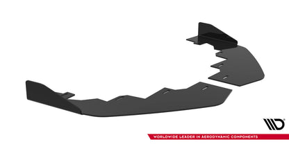 Frontlippen Flaps passend für Mercedes-AMG CLE 53 C236 schwarz Hochglanz