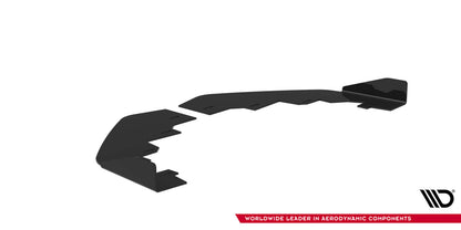Frontlippen Flaps passend für Mercedes-AMG CLE 53 C236 schwarz Hochglanz