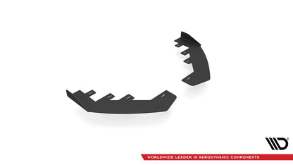 Frontlippen Flaps passend für Seat Leon FR Mk4 schwarz Hochglanz