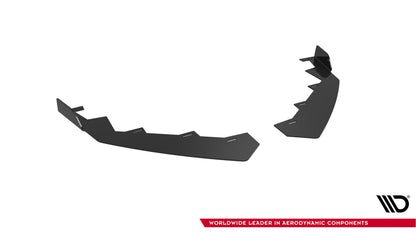 Frontlippen Flaps passend für Subaru BRZ Mk2 schwarz Hochglanz