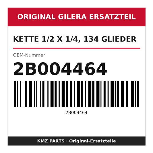 Gilera Kette 1/2 x 1/4, 134 Glieder 2B004464