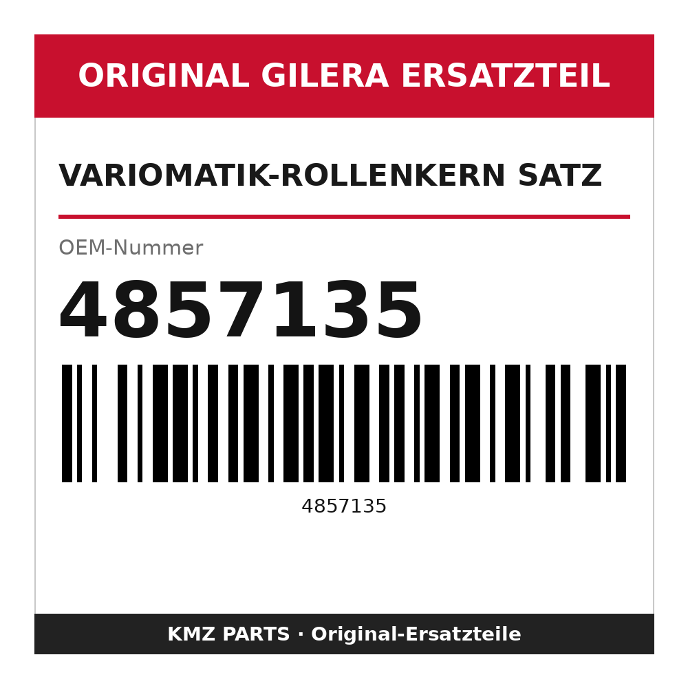 Gilera Variomatik-Rollenkern Satz 4857135