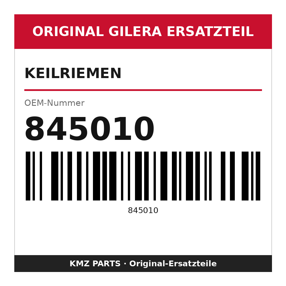 Gilera Keilriemen 845010