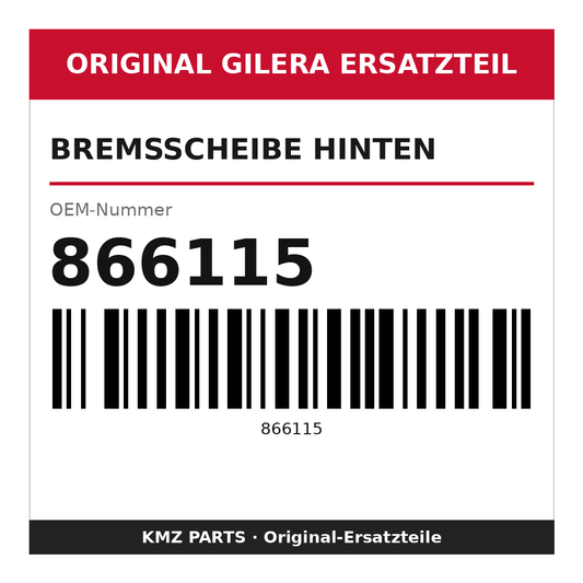Gilera Bremsscheibe hinten 866115