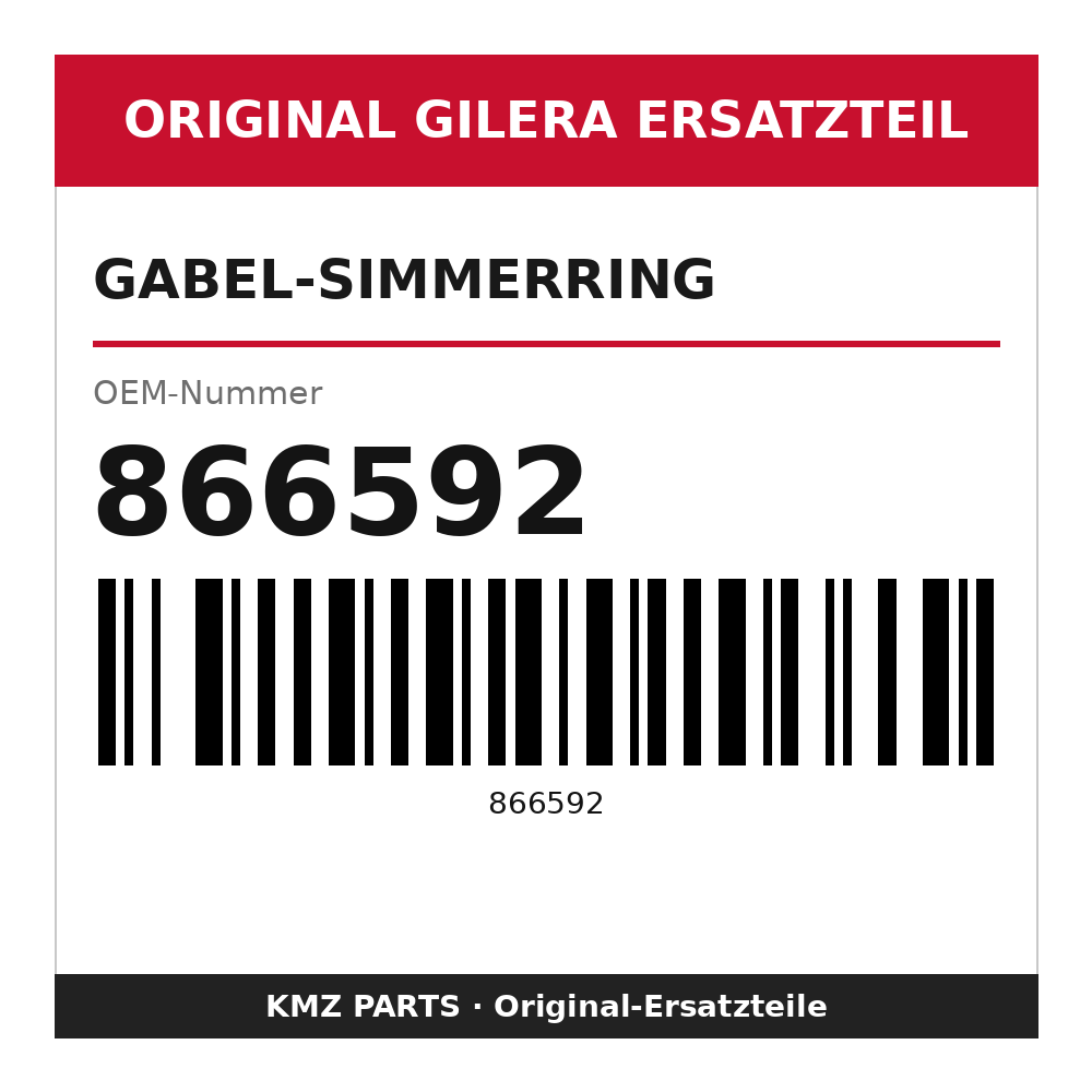 Gilera Gabel-Simmerring 866592