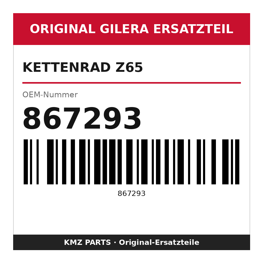 Gilera Kettenrad Z65 867293