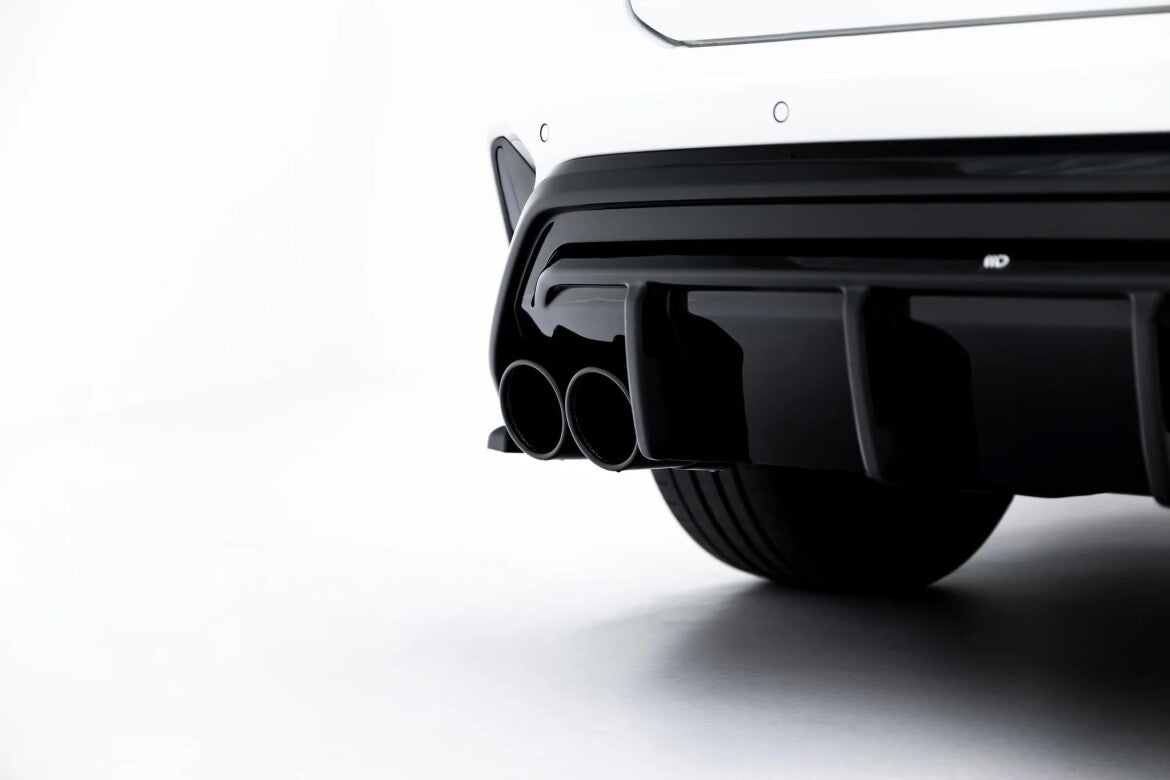Heckansatz Diffusor + Endrohre passend für Audi A3 S-Line Sportback 8Y Facelift