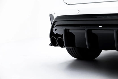 Heckansatz Diffusor + Endrohre passend für Audi A3 S-Line Sportback 8Y Facelift