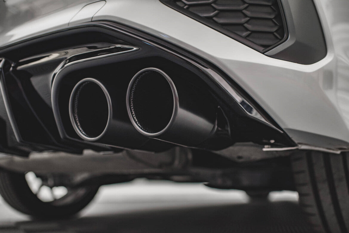 Heckansatz Diffusor + Endrohre passend für Audi A3 S-Line Sportback 8Y