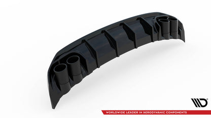 Heckansatz Diffusor + Endrohre passend für Audi A3 S-Line Sportback 8Y