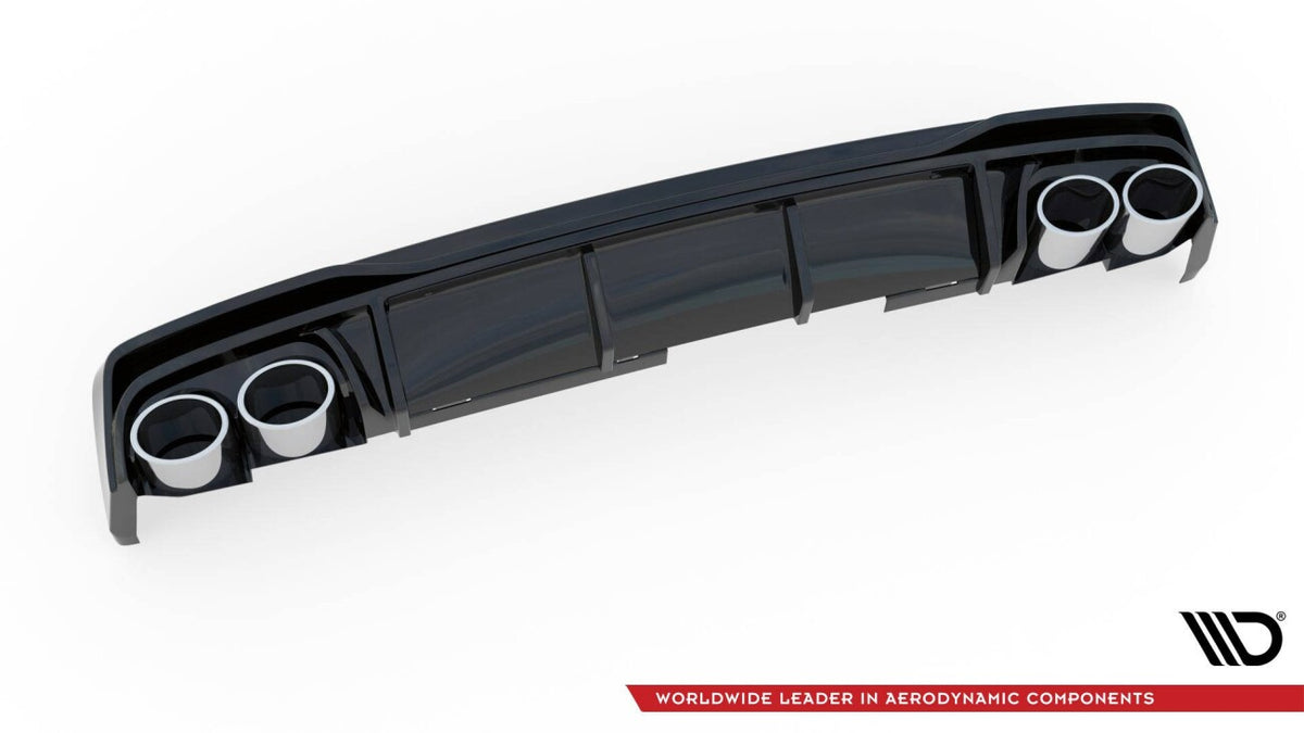Heckansatz Diffusor + Endrohre passend für Audi A6 S-Line / S6 C8 / C8 FL