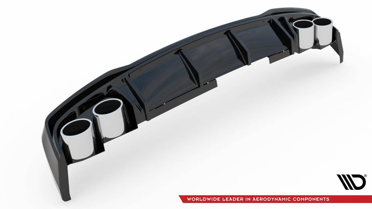 Heckansatz Diffusor + Endrohre passend für Audi A6 S-Line / S6 C8 / C8 FL