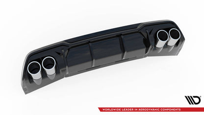 Heckansatz Diffusor + Endrohre passend für CUPRA Formentor Mk1