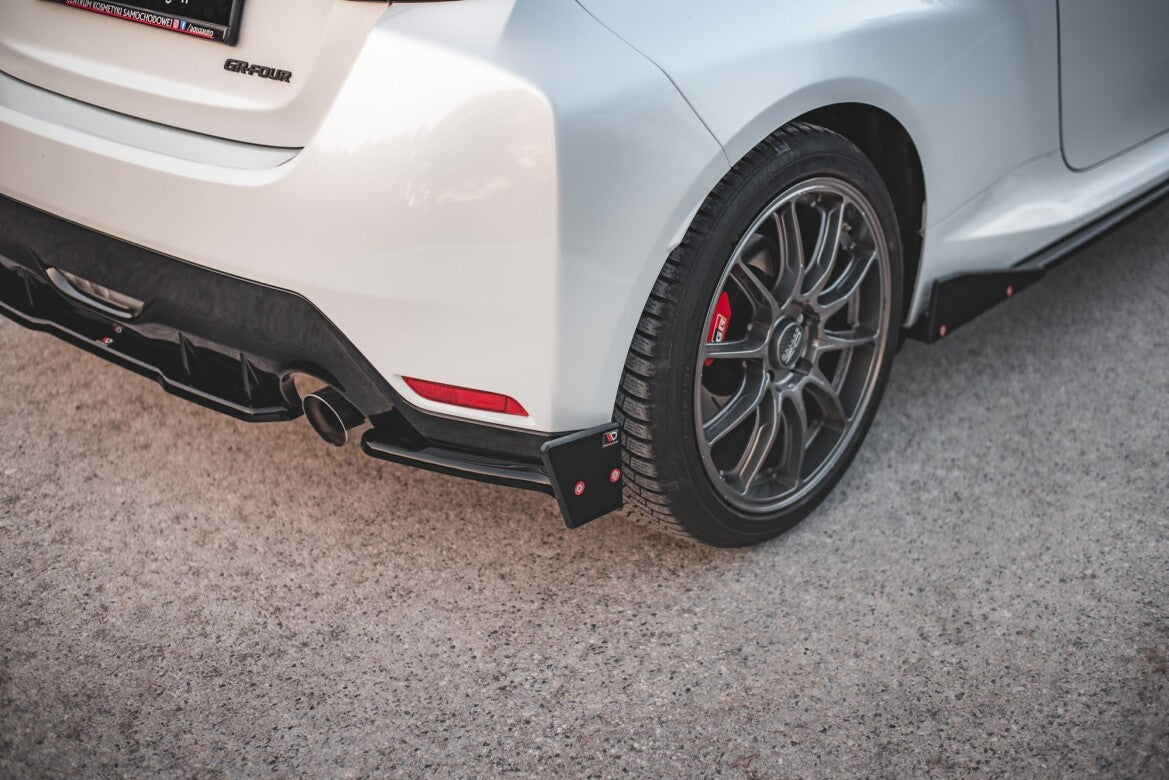 Heckansatz Diffusor + Flaps V.2 passend für Toyota GR Yaris Mk4 Carbon Look