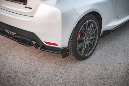 Heckansatz Diffusor + Flaps V.2 passend für Toyota GR Yaris Mk4 schwarz matt