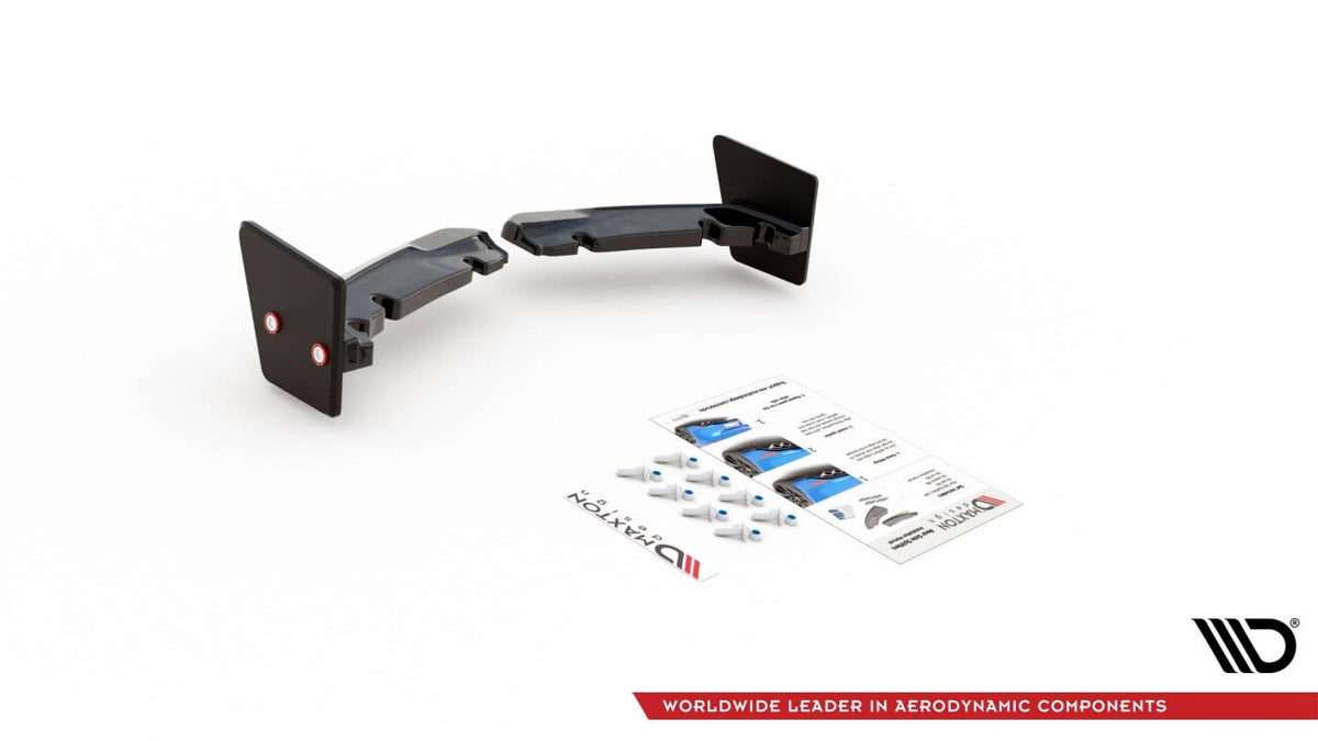 Heckansatz Diffusor + Flaps V.2 passend für Toyota GR Yaris Mk4 schwarz matt