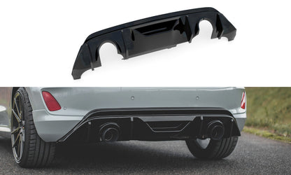 Heckansatz Diffusor + Milltek Sport Auspuffverlängerung passend für Ford Fiesta ST Mk8 + GPF System