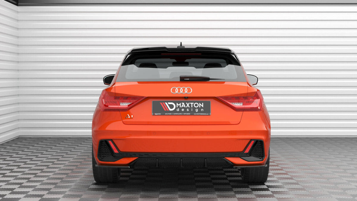 Heckansatz Diffusor passend für Audi A1 S-Line GB schwarz Hochglanz