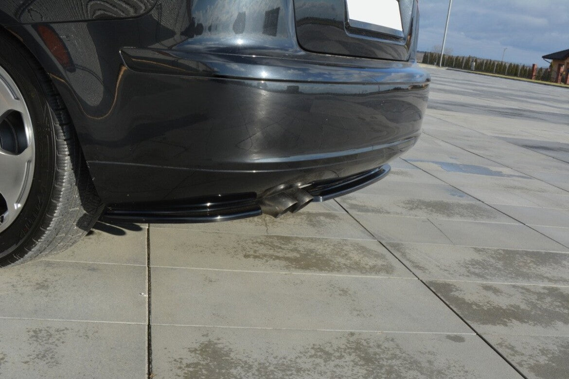 Heckansatz Diffusor passend für Audi A3 Sportback 8P / 8P FL schwarz Hochglanz