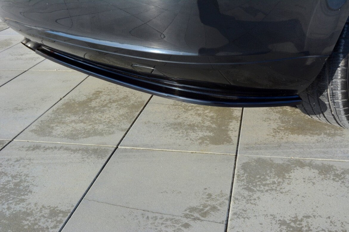 Heckansatz Diffusor passend für Audi A3 Sportback 8P / 8P FL schwarz Hochglanz