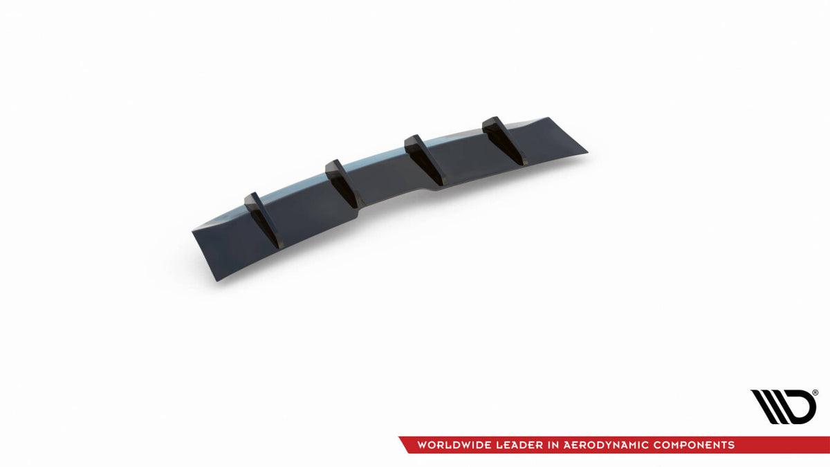 Heckansatz Diffusor passend für Audi A5 S-Line F5 Coupe / Sportback schwarz Hochglanz