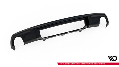 Heckansatz Diffusor passend für Audi A6 S-line Avant C7 schwarz Hochglanz