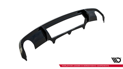 Heckansatz Diffusor passend für Audi A6 S-line Avant C7 schwarz Hochglanz