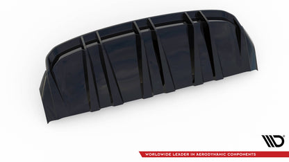 Heckansatz Diffusor passend für Audi e-Tron GT / RS GT Mk1 schwarz Hochglanz