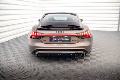 Heckansatz Diffusor passend für Audi e-Tron GT / RS GT Mk1 schwarz Hochglanz