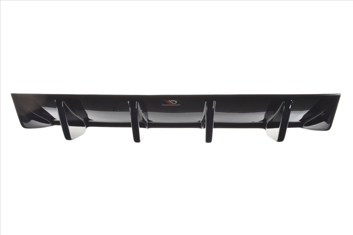 Heckansatz Diffusor passend für Audi RS3 8V FL Limousine schwarz Hochglanz