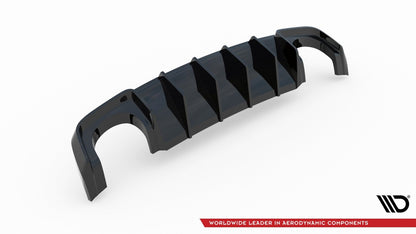 Heckansatz Diffusor passend für Audi RS3 8V Sportback schwarz Hochglanz