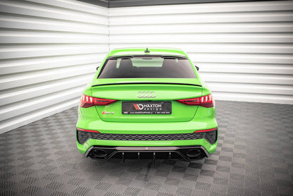 Heckansatz Diffusor passend für Audi RS3 8Y schwarz Hochglanz