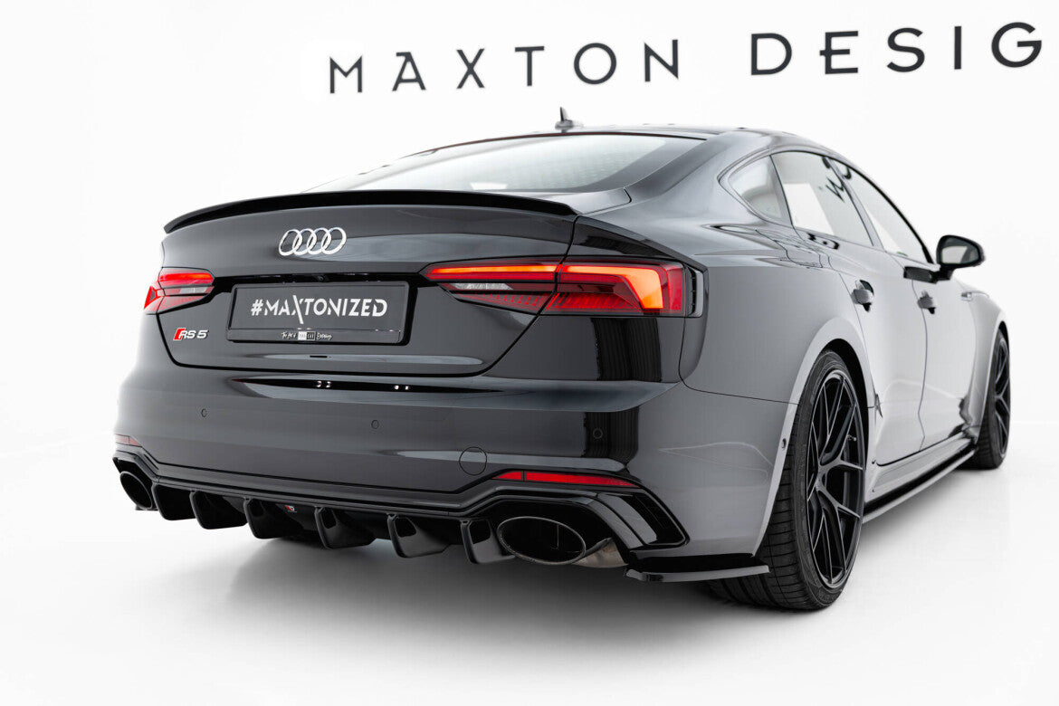 Heckansatz Diffusor passend für Audi RS5 Coupe / Sportback F5 schwarz Hochglanz