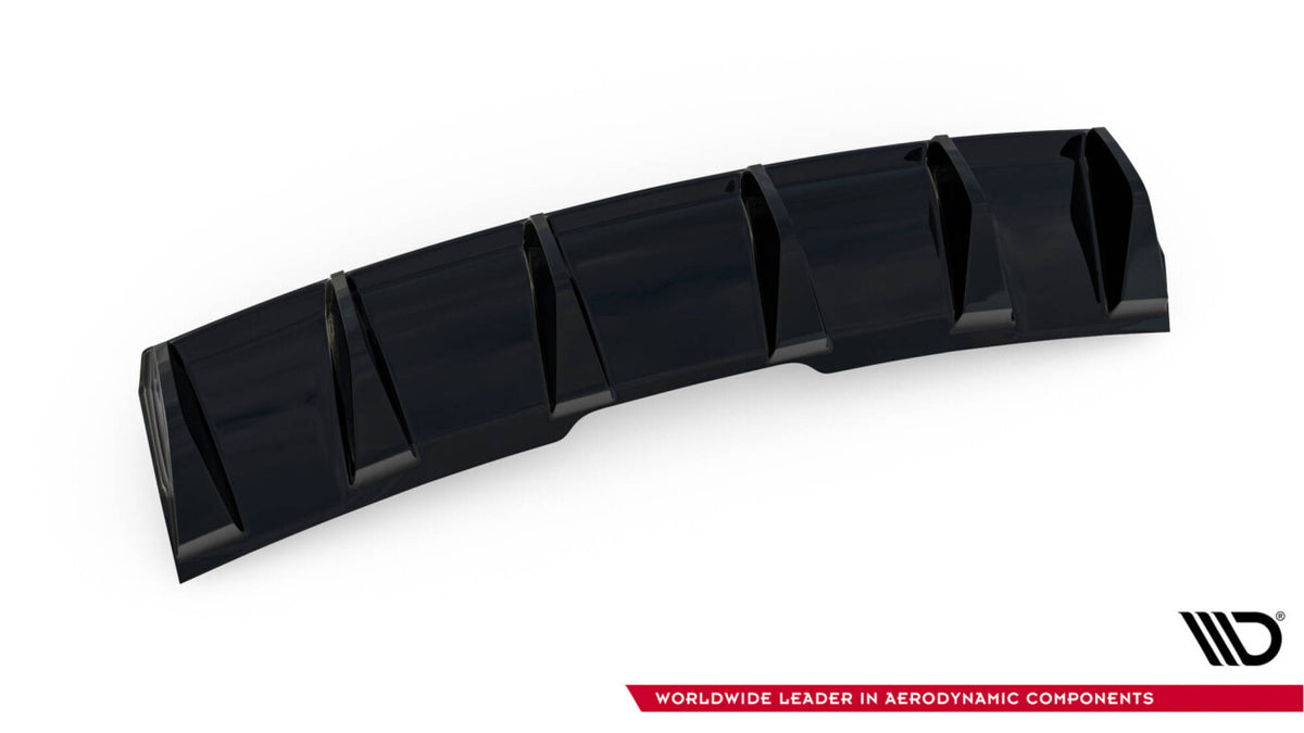 Heckansatz Diffusor passend für Audi RS5 Coupe / Sportback F5 schwarz Hochglanz
