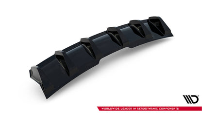 Heckansatz Diffusor passend für Audi RS5 Coupe / Sportback F5 schwarz Hochglanz