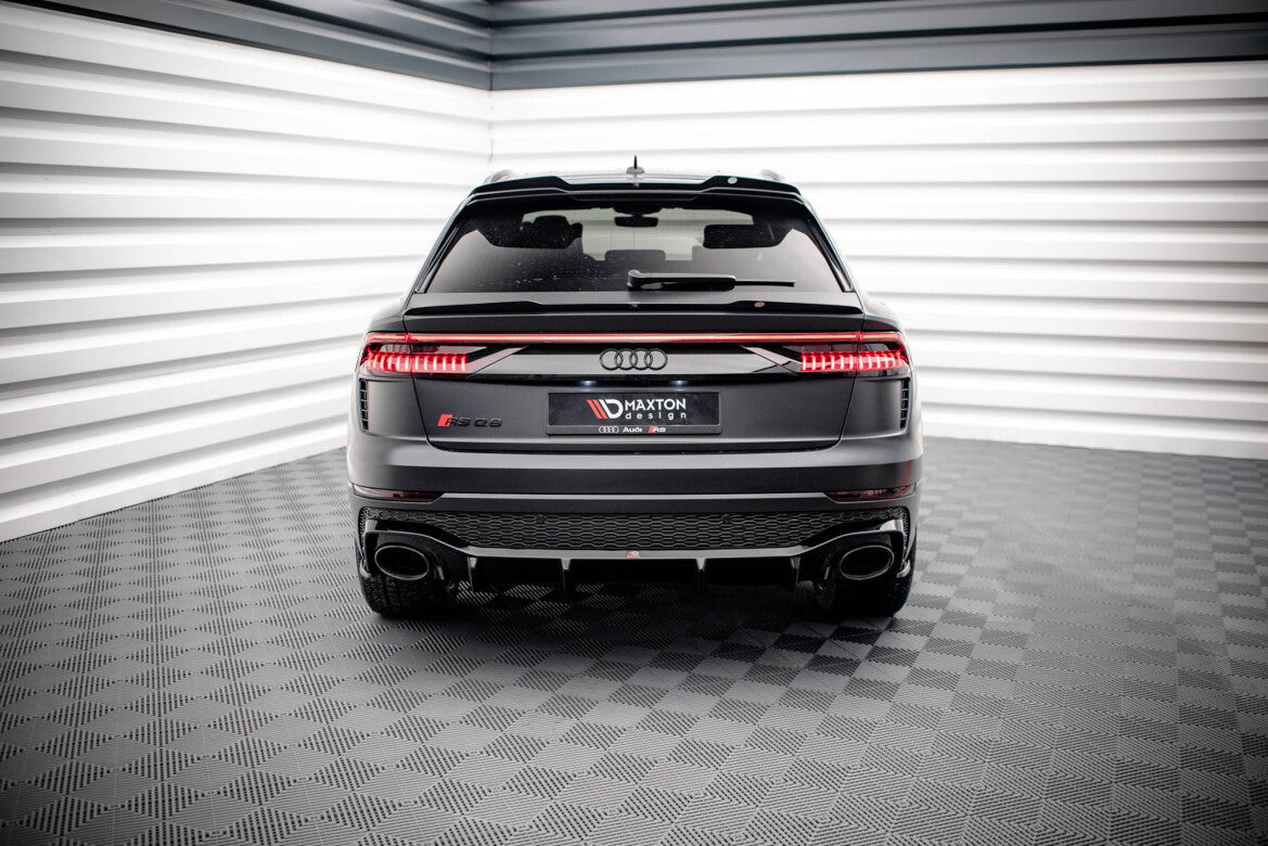 Heckansatz Diffusor passend für Audi RSQ8 Mk1 schwarz Hochglanz