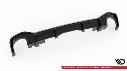 Heckansatz Diffusor passend für Audi RSQ8 Mk1 schwarz Hochglanz