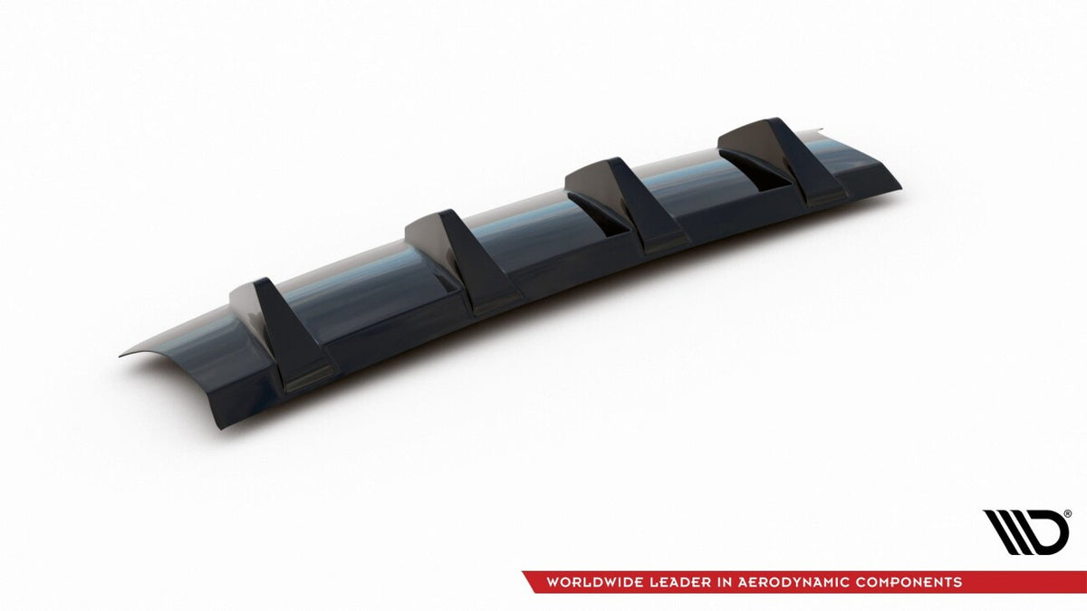 Heckansatz Diffusor passend für Audi S3 8V FL Hatchback schwarz Hochglanz
