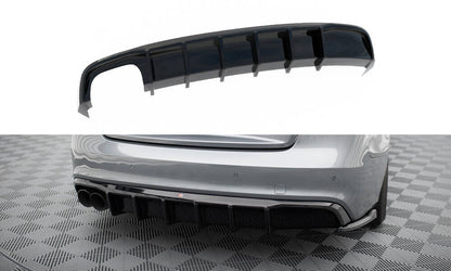 Heckansatz Diffusor passend für Audi S5 / A5 S-Line 8T FL (Doppelauspuff li.) schwarz Hochglanz