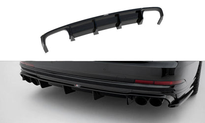 Heckansatz Diffusor passend für Audi S8 D5 schwarz Hochglanz