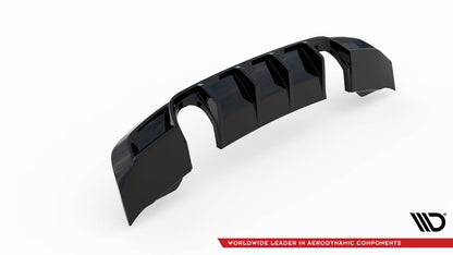 Heckansatz Diffusor passend für Audi TT S-Line 8S schwarz Hochglanz