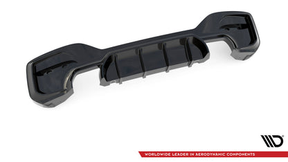 Heckansatz Diffusor passend für BMW 1 F20/ F21 FL M-Power schwarz Hochglanz