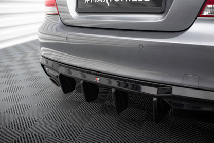 Heckansatz Diffusor passend für BMW 1er M-Paket E82 schwarz Hochglanz