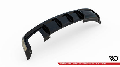 Heckansatz Diffusor passend für BMW 1er M-Paket E82 schwarz Hochglanz