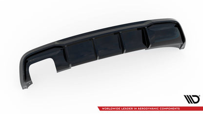 Heckansatz Diffusor passend für BMW 1er M-Paket E82 schwarz Hochglanz