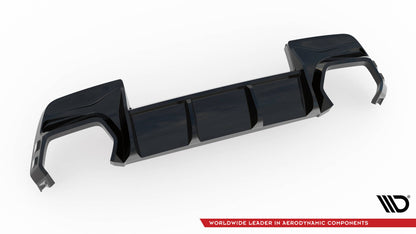 Heckansatz Diffusor passend für BMW 1er M-Paket F70 schwarz Hochglanz